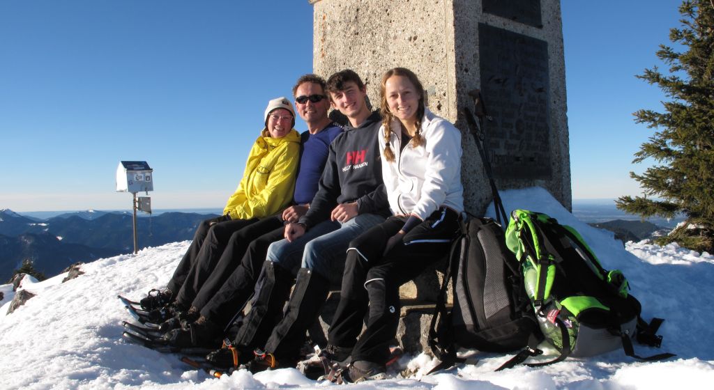 Gipfelfoto auf der Bodenschneid